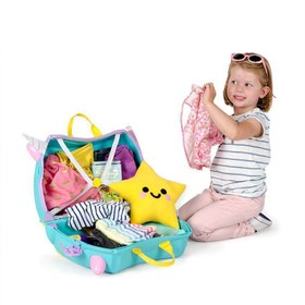 Resim Trunki Çocuk Bavulu - Una Unicorn 