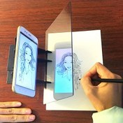 Resim Yeni ve yaratıcı boyama ve eskiz aracı seti, projeksiyon tahtası ile, çeşitli mobil telefon modelleriyle uyumlu, tabletler için uygun değil, resim yapmayı seven sanatçılar ve başlangıç seviyesindeki kişiler için uygun, boyama yardımcı araçları 