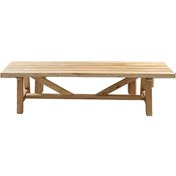 Resim Taksim Ahşap Bahçe Bankı - Kestane Ağacı 40X180 | Dekoratif Yapı 