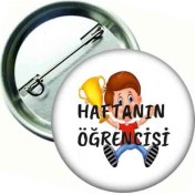Resim Hediye Panayırı Haftanın Öğrencisi Rozeti 20'li 
