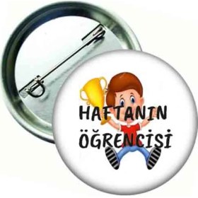 Resim Hediye Panayırı Haftanın Öğrencisi Rozeti 20'li 