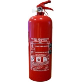 Resim Yangın Tüpü Yangın Söndürücü Tüp 2kg 