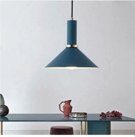 Resim Dylight Retro Metal Dekoratif Metal Gece Mavisi Tekli Sarkıt Aviz 