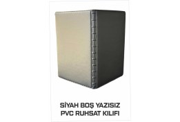 Resim Tay Promosyon Ruhsat Kılıfı Pvc Siyah Yazısız 1. Sınıf Kaliteli Hammadde 1 Adet 