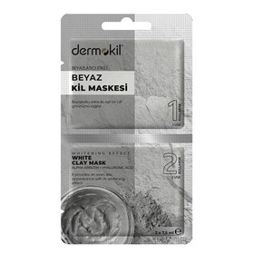 Resim Dermokil Beyaz Kil Maskesi 2 x 7,5 ml 