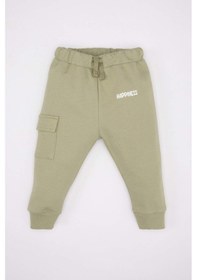 Resim Defacto Erkek Bebek Slogan Baskılı Eşofman Altı C2226a524spkh271 Haki 