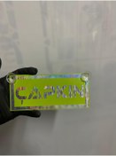 Resim HBSİ YEŞİL RENK ÜZERİ HOLOGRAM ÇAPKIN REİS YAZILI VANTUZLU CAM SÜSÜ 
