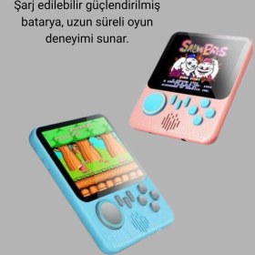 Resim Retro Oyun Konsolu 3.5 İnç Ekran, 666 Klasik Oyun, Tv Bağlantılı 