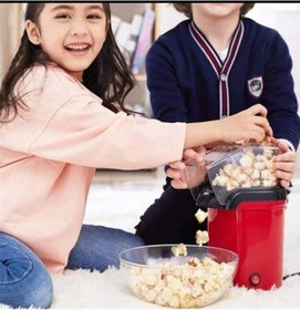 Resim A Kalite Lüks Popcorn Mısır Patlatma Makinesi - Yağsız Mısır Patlatma Makinası A Kalite 