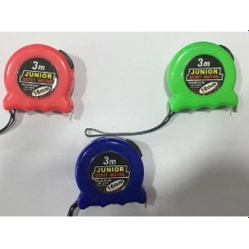 Resim Junior 3 Mt 16 Mm Çelik Metre Siyah 