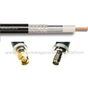 Resim SMA erkek - RP SMA dişi 9 METRE LMR400/RWC400 Koaksiyel Kablo 