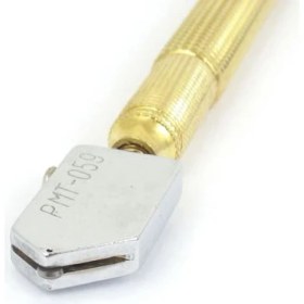 Resim PMT-059 Gazlı Cam Kesme Elması -Kaymaz Metal Saplı - Sarı 