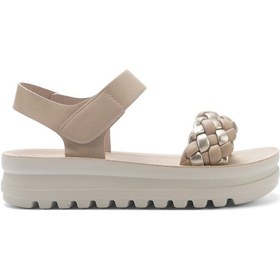 Resim Polaris 325572.z 5fx Vizon Kadın Kalın Taban Sandalet 000000000101985598 Vizon 