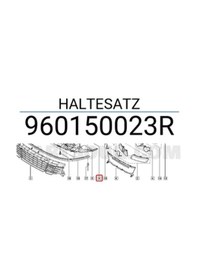 Resim Renault Megane Karlık Taşıyıcı Set Hatchback /sw 2013- Oem No: 960150023r 
