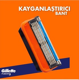 Resim Gillette Fusion Yedek Tıraş Bıçağı Karton Paket 8'li 