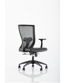 Resim Genel Markalar New Quatro 100t Yeni Fileli Ofis Şef Çalışma Koltuğu Siyah Kumaş 