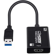 Resim Coverzone Usb 1.1/2.0/3.0 Hdmı Hd 4k Video Capture Ekran Dönüştürücü Adaptörü 