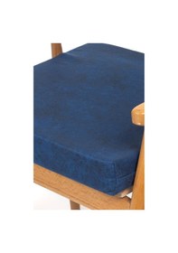 Resim 50x50x8cm Sandalye Minderi Dayanaklı Fermuarlı Yıkanabilir Kumaş Bahçe-balkon Minderi 1adet Mavi Mavi 