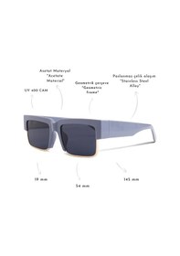 Resim Watchofroyal Royal Eyewear Re9171 Gri Erkek Güneş Gözlüğü 