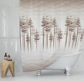 Resim Tropik Banyo Duş Perdesi 3390 Tek Kanat 1x180X200 