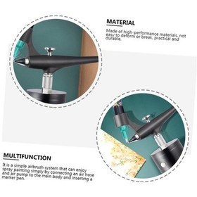 Resim Ganzhoushop Tipi Minyatür Marker Kiti El Boyama Airbrush Seti Profesyonel Boyama Airbrush Tv 