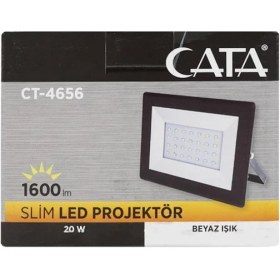 Resim Cata LED Projektör 20W Beyaz CT-4656 