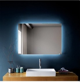 Resim 80x60 Ledli Ayna Banyo Aynası Işıklı Ayna 