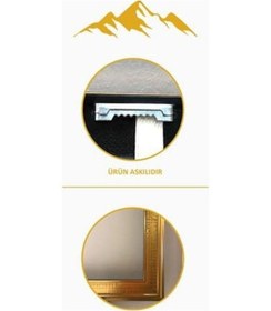 Resim Simit Satan Adam Desenli Dijital Baskılı Kadife Kumaş Çerçeveli Tablo Tbl0016 