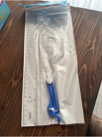 Resim SÜSLÜTASARIM Cetvel çizim seti(1 adet) 