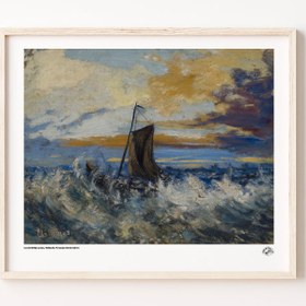 Resim Fırtınalı Deniz, Poster 