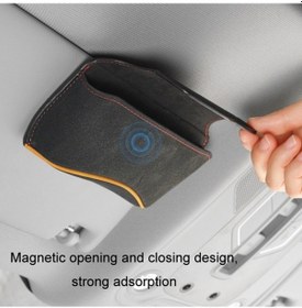 Resim Dancemonkey Cbtx Araba Gözlük Tutucu Kart - Yeşil Güneş Gözlüğü Kılıfı 