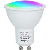 Resim Pazly Zigbee Akıllı Led Ampul Gu10 5w Rgb+cw+ww Parlaklık Renk Ayarlı Ses Uygulama Kontrollü Ac85-265v Beyaz 