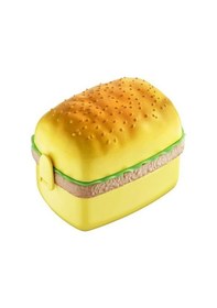 Resim Dikdörtgen Hamburger Beslenme Kabı. 