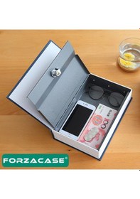 Resim Forzacase Kitap Görünümlü Gizli Kilitli Para Takı Kasası - Fc093 
