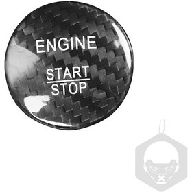 Resim Reedark Mercedes Benz İçin Karbon Fiber Motor Başlatma Düğme Sticker - Kolay Kurulum, Dayanıklı Ve Şık İç Dekorasyon 