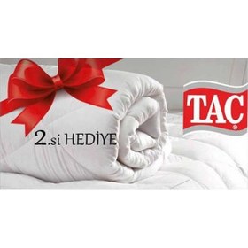 Resim Taç Kristal Tek Kişilik Yorgan Set-Çift Kişilik Yorgan Seti Beyaz 