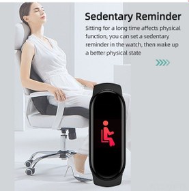 Resim Mufunye M7 Akıllı Bileklik - 0.96 İnç Led Renkli Ekran, Spor Adım Sayımı, Kalp Atımı/blood Pressure/oksijen Ve Uyku İzleme, Usb Doğrudan Şarj, Ip67 Su Geçirmez, Siyah 