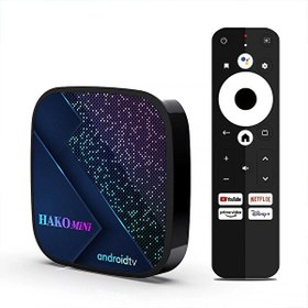 Resim Hakomini Google Lisanslı 4K HDMI WIFI 4+32 GB Android TV Box Hakomini