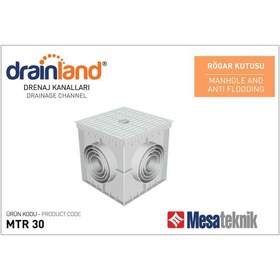Resim Dräger Mesateknik 30X30CM Plastik Rögar Logar (Menhol) Kutusu MTR30 