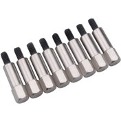 Resim Skycity 8 Adet Krom Çelik Hex Kafa Valf Kapak Çivisi Seti - 1/4"-20 Işın Açısı, 283-400 Motorlar İçin Dayanıklı 