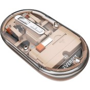 Resim Everest SM-BT29 Glassy Rose Gold Transparan 2in1 Bluetooth ve 2.4GHz Kablosuz Mouse 
