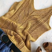 Resim Kadınlar için V yaka örgü tank top - kolsuz, yazlık gündelik, çeşitli renklerde mevcut, akrilik, elde yıkama veya kuru temizleme 