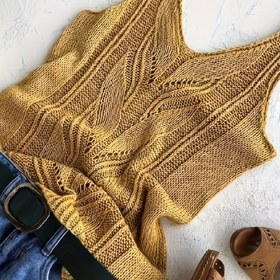 Resim Kadınlar için V yaka örgü tank top - kolsuz, yazlık gündelik, çeşitli renklerde mevcut, akrilik, elde yıkama veya kuru temizleme 