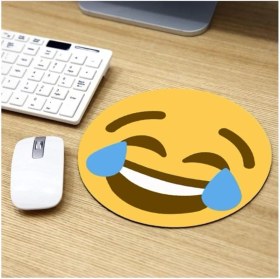 Resim Gülen Surat Emoji Tasarımlı Mousepad - Mouse Pad - Fare Altlığı 
