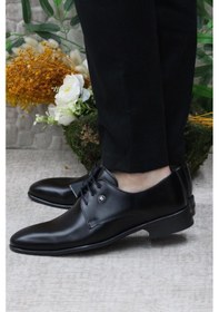 Resim Pierre Cardin 7030-1 Siyah Açma Damat Ayakkabısı Takım Ayakkabısı Erkek Klasik Ayakkabı Siyah 
