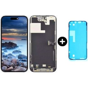 Resim İphone 14 Pro Max Uyumlu Gx Lcd Dokunmatik Ekran + Toz Bandı 