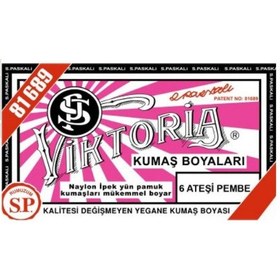 Resim 06 Ateşi Pembe Toz Kumaş Boyası 