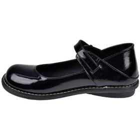 Resim Pullman Hakiki Deri Kadın Babet Plm-34219 Siyah Rugan Siyah Rugan 