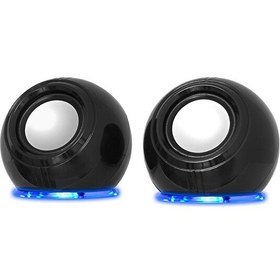 Resim Frisby FS-2130U USB 1+1 RGB LED Siyah Bilgisayar Hoparlörü 