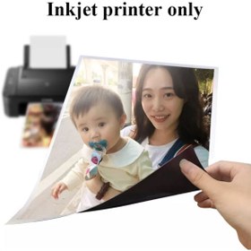 Resim Hdg 10 Adet Baskı Yapılabilir Manyetik Fotoğraf Kağıdı (21x 30cm) Püskürtmeli Ve Inkjet Yazıcılara Uygun 